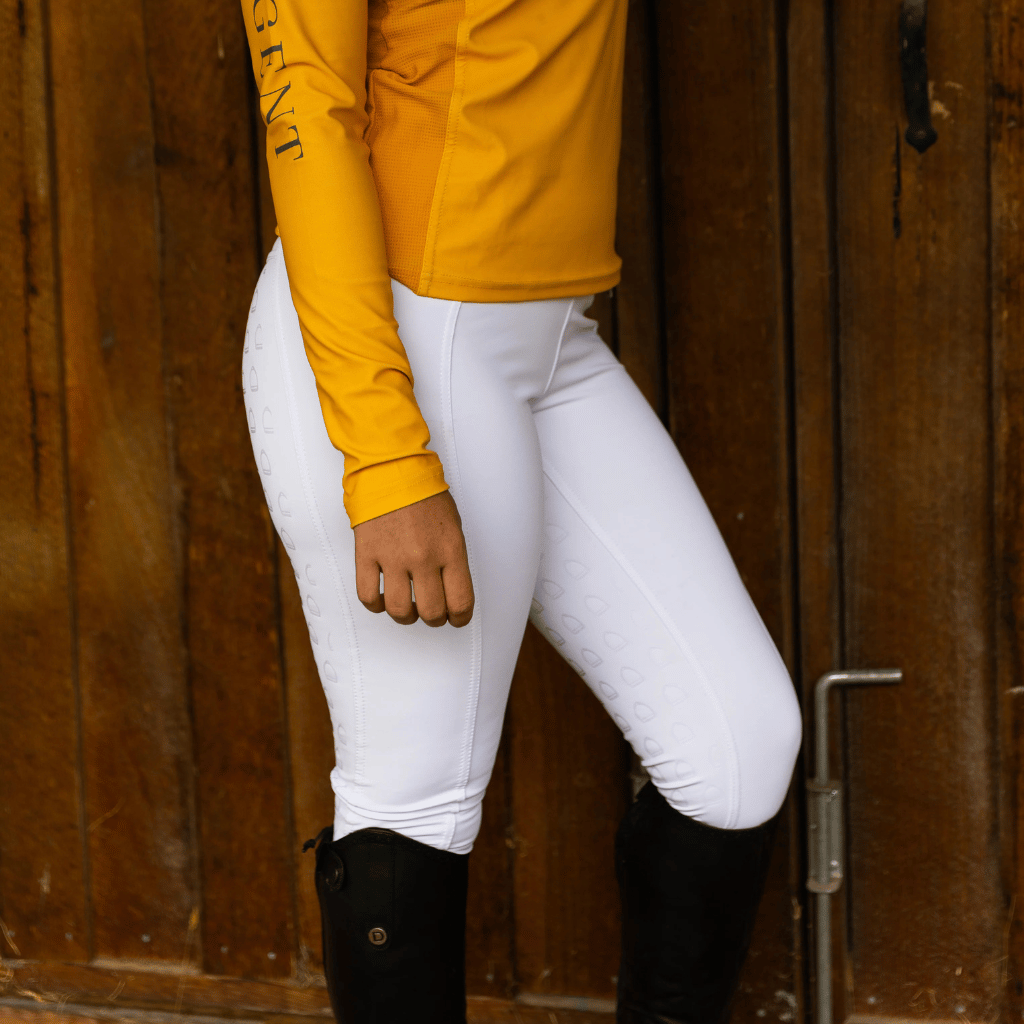 White Performance Tights