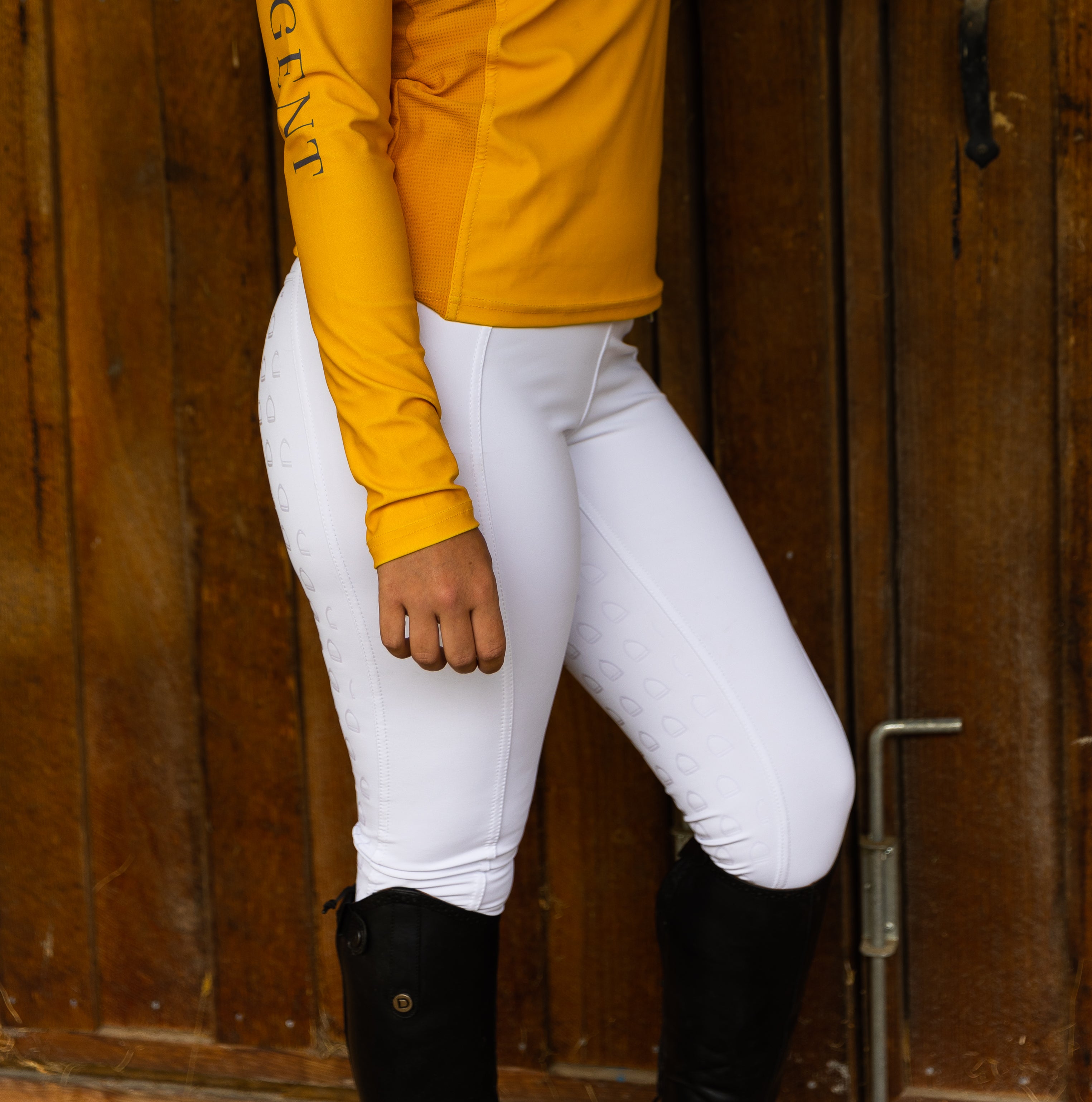 White Performance Tights