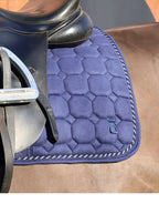 Classic Dressage Saddle Pad - Navy Suede