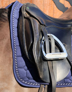 Classic Dressage Saddle Pad - Navy Suede