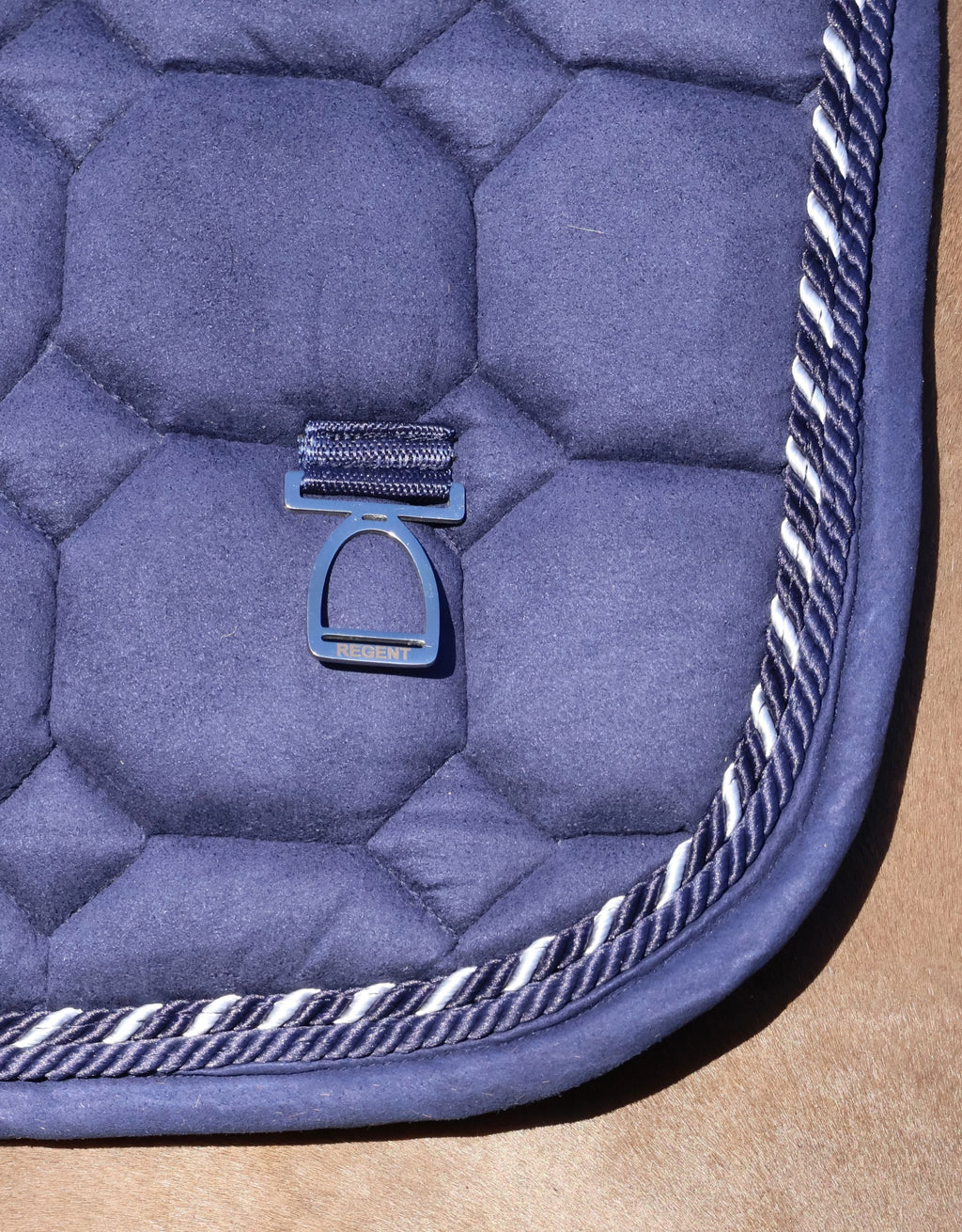 Classic Dressage Saddle Pad - Navy Suede