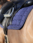 Classic Dressage Saddle Pad - Navy Suede