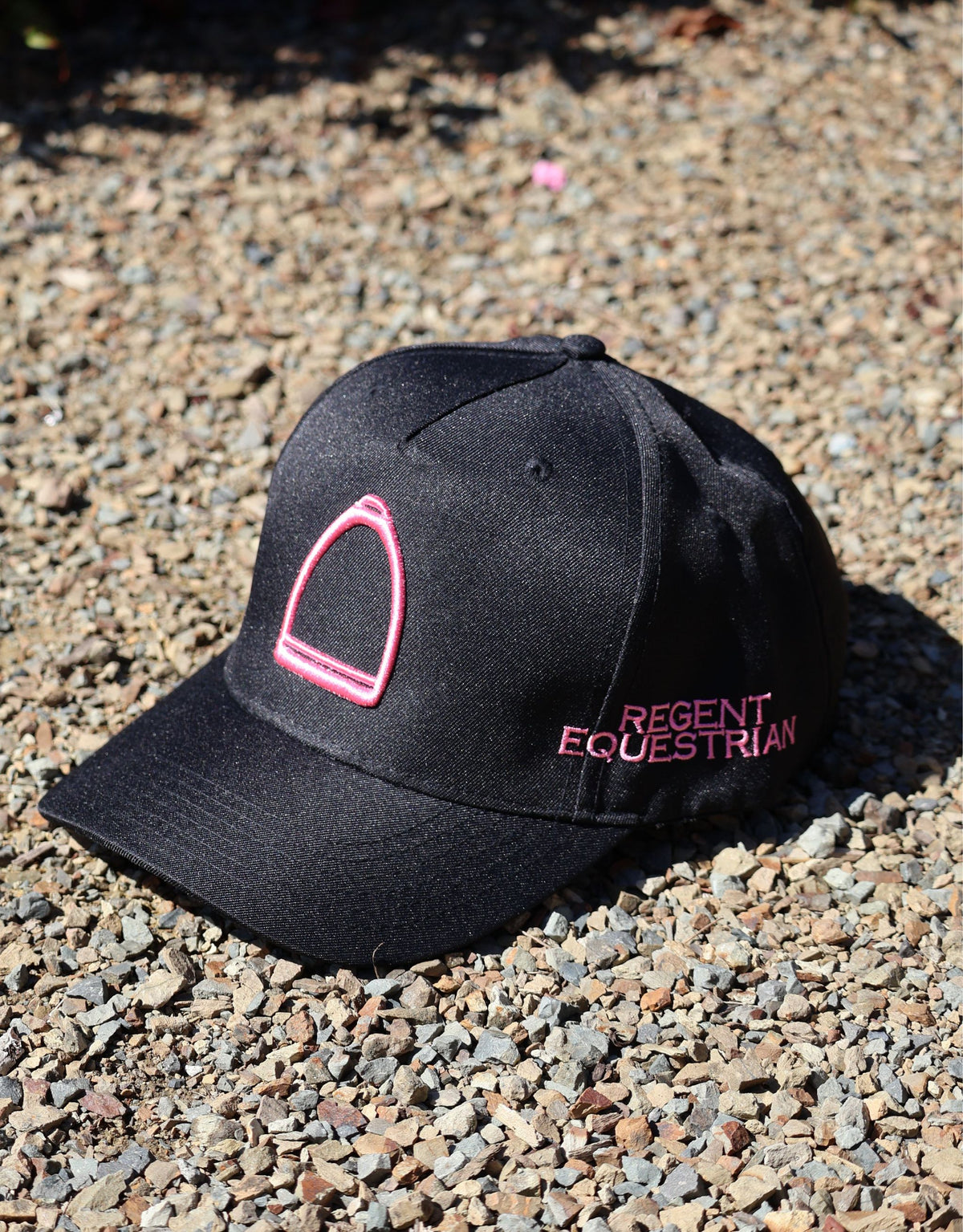 Regent Equestrian Cap - Black/Pink