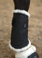 CLASSIC Black Tendon Boots - Fleece