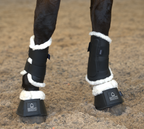 CLASSIC Black Tendon Boots - Fleece