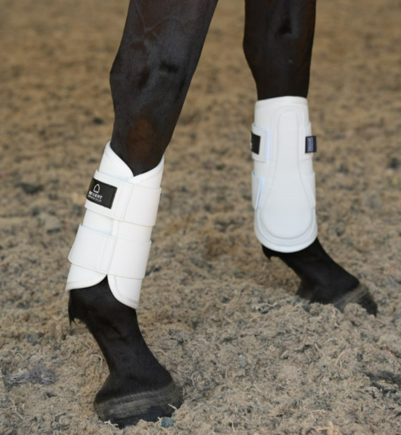CLASSIC White Tendon Boots - Fleeceless