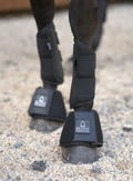 Black Mesh Tendon Boots - Fleeceless