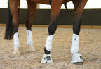 White Mesh Tendon Boots - Fleeceless