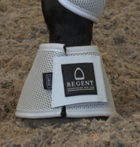 White Mesh Bell Boots - Fleeceless